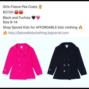 Little girls pea coats